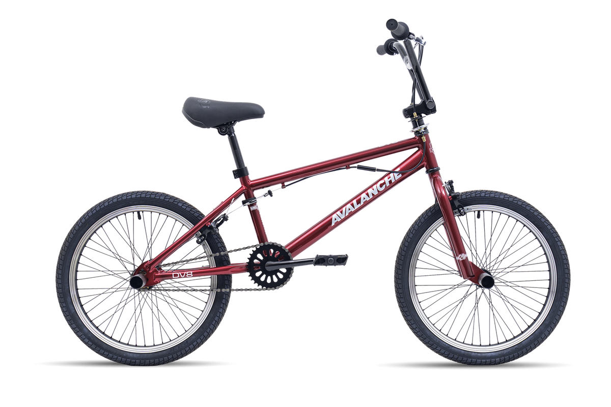 AVALANCHE DV8 20” FREESTYLE BIKE (Maroon) – Detour Bike Shop