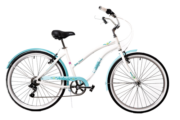 AVALANCHE BELLA DONNA 26” (White/Aqua)