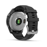 Garmin fēnix® E – 47 mm, AMOLED
Stainless steel with Black silicone band