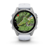 Garmin fēnix® 8 – 43 mm, AMOLED
Silver with Whitestone silicone band