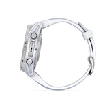 Garmin fēnix® 8 – 43 mm, AMOLED
Silver with Whitestone silicone band