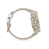 Garmin fēnix® 8 – 43 mm, AMOLED
Sapphire, Soft Gold with Limestone Leather Band