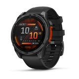 Garmin fēnix® 8 – 51 mm, AMOLED
Slate grey with Black silicone band