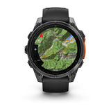 Garmin fēnix® 8 – 51 mm, AMOLED
Slate grey with Black silicone band