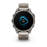 Garmin fēnix® 8 – 47 mm, AMOLED
Sapphire, Titanium with Vented titanium bracelet