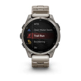 Garmin fēnix® 8 – 47 mm, AMOLED
Sapphire, Titanium with Vented titanium bracelet