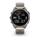 Garmin fēnix® 8 – 47 mm, AMOLED
Sapphire, Titanium with Vented titanium bracelet