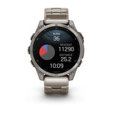 Garmin fēnix® 8 – 47 mm, AMOLED
Sapphire, Titanium with Vented titanium bracelet