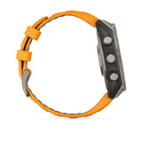 Garmin fēnix® 8 – 47 mm, AMOLED
Sapphire, Titanium with Spark orange/graphite silicone band