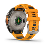 Garmin fēnix® 8 – 47 mm, AMOLED
Sapphire, Titanium with Spark orange/graphite silicone band