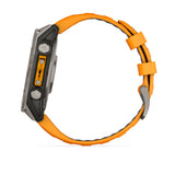 Garmin fēnix® 8 – 47 mm, AMOLED
Sapphire, Titanium with Spark orange/graphite silicone band