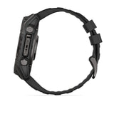 Garmin fēnix® 8 – 51 mm, AMOLED
Sapphire, Carbon grey DLC with Black/pebble grey silicone band