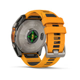 Garmin fēnix® 8 – 51 mm, AMOLED
Sapphire, Titanium with Spark orange/graphite silicone band