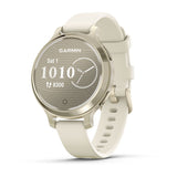 Garmin Lily® 2 Active
Lunar Gold with Bone Silicone Band