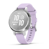 Garmin Lily® 2 Active
Silver with Purple Jasmine Silicone Band