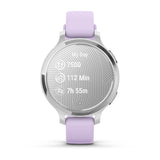 Garmin Lily® 2 Active
Silver with Purple Jasmine Silicone Band