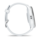 Garmin Venu® 3
Silver stainless steel bezel with whitestone case and silicone band