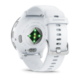 Garmin Venu® 3
Silver stainless steel bezel with whitestone case and silicone band