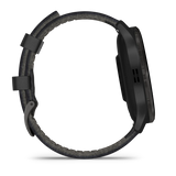 Garmin Venu® 3
Slate stainless steel bezel with black case and black leather band