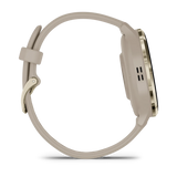 Garmin Venu® 3S
Soft Gold Stainless Steel Bezel with French Gray Case and Silicone Band