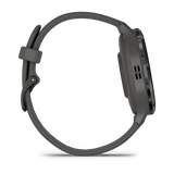 Garmin Venu® 3S
Slate stainless steel bezel with pebble gray case and silicone band