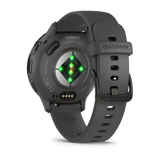 Garmin Venu® 3S
Slate stainless steel bezel with pebble gray case and silicone band