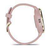 Garmin Venu® 3S
Soft Gold Stainless Steel Bezel with Dust Rose Case and Silicone Band