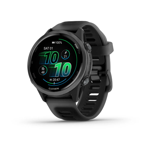 Garmin Forerunner® 570 - 42mm
Slate Grey Aluminium with Translucent Black/Black Band