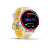 Garmin Forerunner® 570 - 42mm
Raspberry Aluminium with Translucent Bone/Mango Band