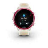 Garmin Forerunner® 570 - 42mm
Raspberry Aluminium with Translucent Bone/Mango Band