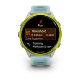 Garmin Forerunner® 570 - 47mm
Amp Yellow Aluminium with Translucent Whitestone/Turquoise Band