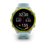 Garmin Forerunner® 570 - 47mm
Amp Yellow Aluminium with Translucent Whitestone/Turquoise Band