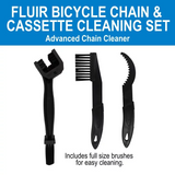 Fluir Bicycle Chain & Cassette Cleaning Set – Advanced Chain Cleaner