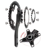 Goldix Bicycle 104/64BCD Square Taper Crank – 170mm