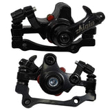 Fluir Bicycle Wire Disc Brake Caliper Set (Front and Rear) with Pads