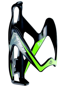 MERIDA - REINFORCED PLASTIC BOTTLE CAGE (BLK/GRN)