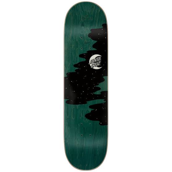 Santa Cruz Skateboard Deck Delta Moon Birch 8.25