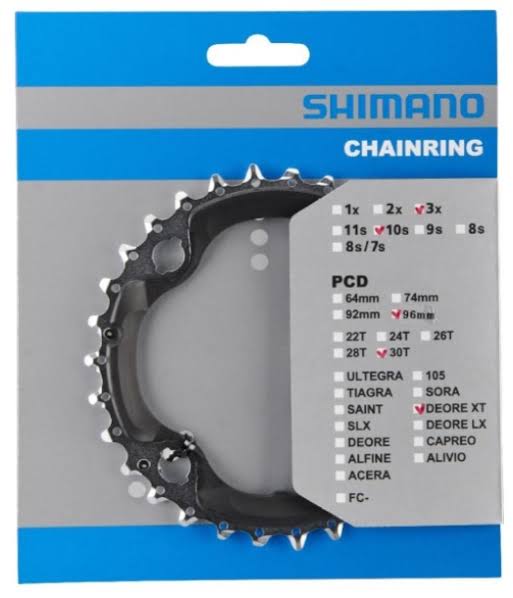 SHIMANO DEORE XT CHAINRING C-M782 30T