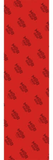 SKATEBOARD MOB GRAPHIC GRIP - PER SHEET CLEAR RED