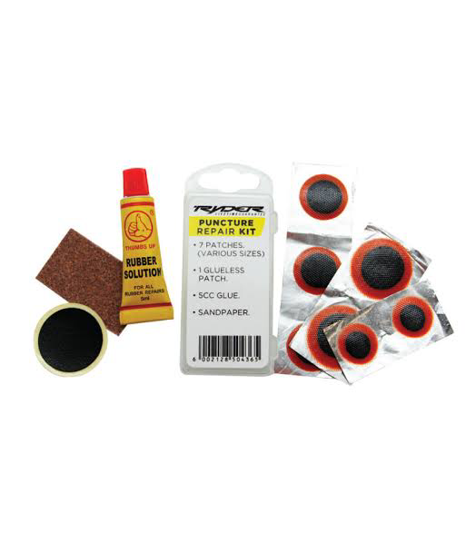 RYDER PUNCTURE REPAIR KIT WITH ADDED GLUELESS PATCH