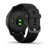 Garmin Vivoactive 4 Slate Silicone Band With Stainless Steel Bezel